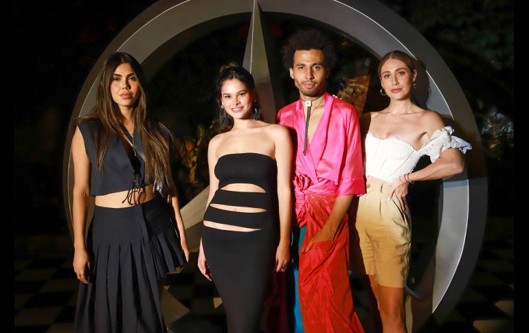 Kendra Valenzuela, Iván Shamir, Carolina Santana y Brenda Gómez. GENTE BIEN JALISCO/ Tony Martínez