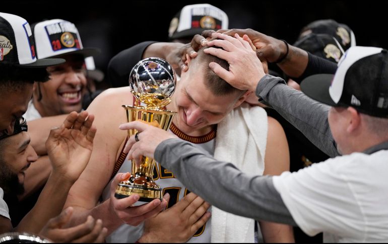 De la mano de Nikola Jokic, Denver jugará por primera vez las Finales de la NBA. AP/A. Landis