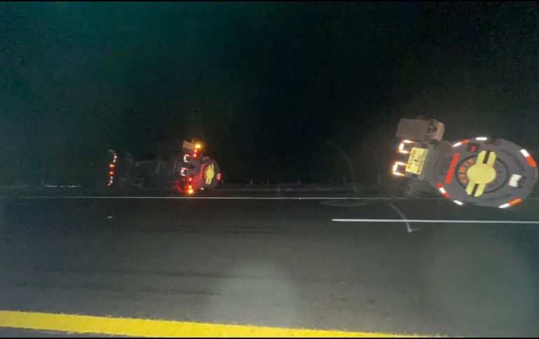 El accidente se registró alrededor de las 3:30 horas de este martes. ESPECIAL