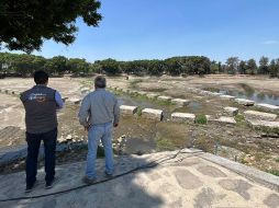 Guadalajara retiró de canales y vasos regulares más de 56 mil metros cúbicos de basura. ESPECIAL