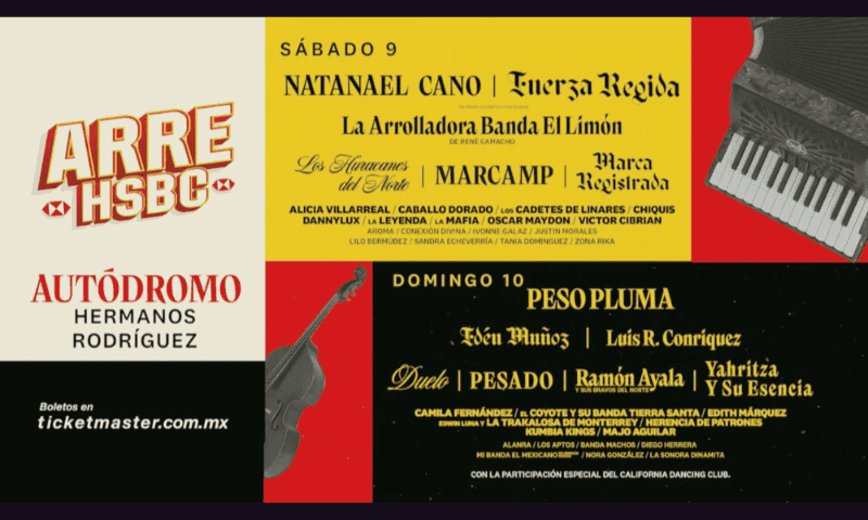 &nbsp;Cartel oficial de Arre HSBC. ESPECIAL