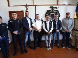 El presidente ejecutivo José Riesta y Pablo Lemus, gobernador de Guadalajara, se reunieron el día de hoy para establecer estrategias en el próximo Apertura 2023. TWITTER / Atlas