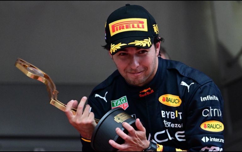 Checo Pérez había sido tercero en 2016, con un Force India, en Mónaco; pero el año pasado ganó por delante de Carlos Sainz y de Max Verstappen. AFP / ARCHIVO