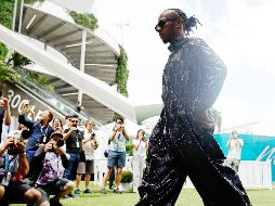 Lewis Hamilton, siete veces campeón del mundo, salió al paso de las informaciones que lo vinculan con Ferrari. AFP / ARCHIVO