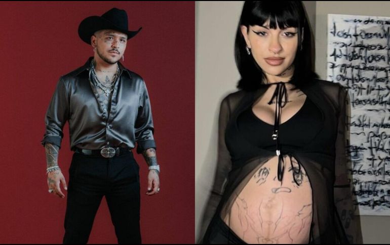 Nodal y Cazzu en espera de su primer bebé. ESPECIAL/TWITTER