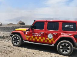 Se generó contaminación ambiental debido al incendio registrado en el basurero de Matatlán. ESPECIAL