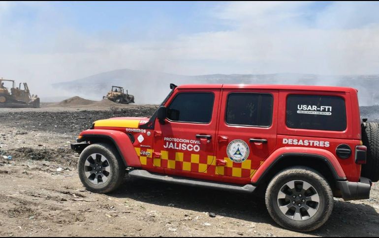 Se generó contaminación ambiental debido al incendio registrado en el basurero de Matatlán. ESPECIAL