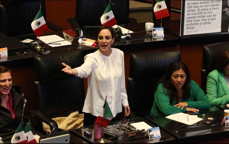 El Presidente pidió no marginar a Lilly Téllez para la candidatura presidencial de 2024, señala que está muy bien posicionada en las encuestas. SUN / ARCHIVO