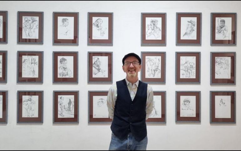 En rueda de prensa, al frente del Centro Cultural, Charles Pinet destacó que la galería “está por cumplir 15 años”, tras haber sido inaugurada por Ricardo Duarte y apadrinada por José Fors. EL INFORMADOR / R. Solis