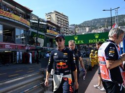 Checo Pérez lamenta el choque contra la barda de protección porque tras la última práctica libre donde terminó segundo existían posibilidades de pelear la pole position. AFP / C. Bruna