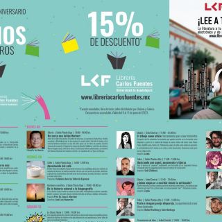 Celebrarán quinto aniversario de librería Carlos Fuentes con programación especial