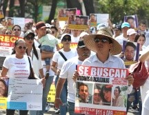 Familiares de los desaparecidos exigen a las autoridades resultados. EL INFORMADOR/A. Camacho