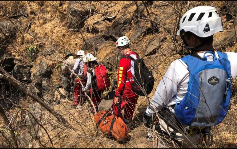 Un cuerpo con varios meses de descomposición fue encontrado en la Barranca. ESPECIAL