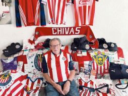 Ramón García es aficionado del Guadalajara desde el Campeonísimo; espera hoy ver la estrella número 13. EL INFORMADOR/A. Camacho