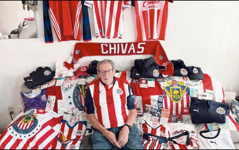 Ramón García es aficionado del Guadalajara desde el Campeonísimo; espera hoy ver la estrella número 13. EL INFORMADOR/A. Camacho