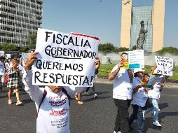 Familiares y amigos de los desaparecidos salieron a las calles de nuevo. EL INFORMADOR/A. Camacho