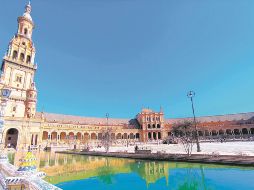 Plaza de España. Preferida de los turistas, también ha sido usada para rodar escenas de películas. EL INFORMADOR/F. González