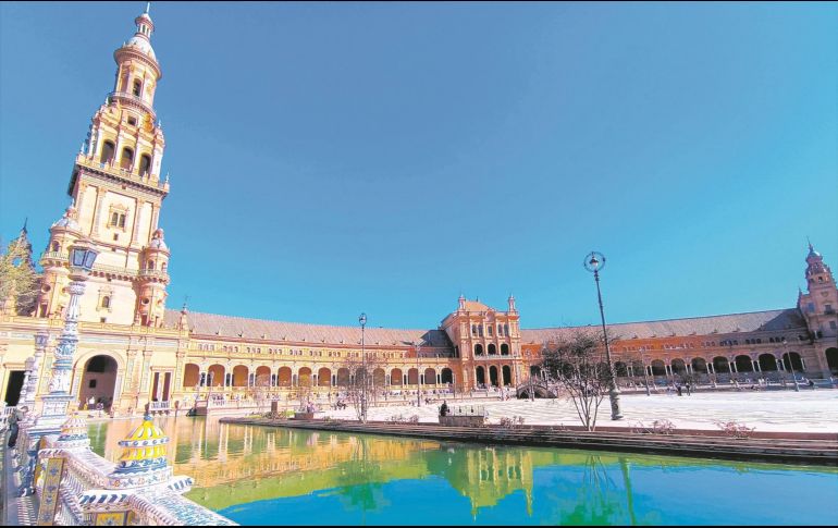 Plaza de España. Preferida de los turistas, también ha sido usada para rodar escenas de películas. EL INFORMADOR/F. González