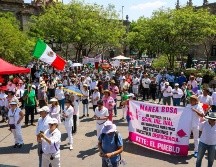 La manifestación de este domingo transcurrió sin incidentes. EL INFORMADOR/A. Navarro