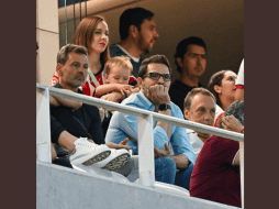 Diego Cocca fue visto en un palco acompañado por Duilio Davino y Rodrigo Ares de Parga. ESPECIAL