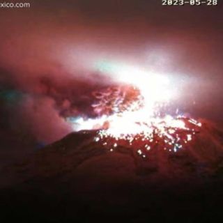 El Popocatépetl registra fuerte explosión; expulsa bombas de lava (VIDEO)
