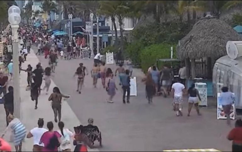 Hay por lo menos siete personas heridas, según informes preliminares. ESPECIAL