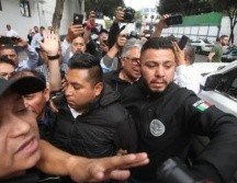 Salía de la Fiscalía de la CDMX cuando lo golpearon. ESPECIAL