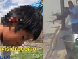 Roberto, el niño de 11 años dueño de Scooby, lloró al recordar cómo arrojaron a su perrito al cazo con aceite hirviendo. ESPECIAL