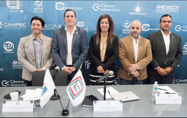 Organizadores dieron los pormenores de Expo Pack. EL INFORMADOR/ A. Camacho