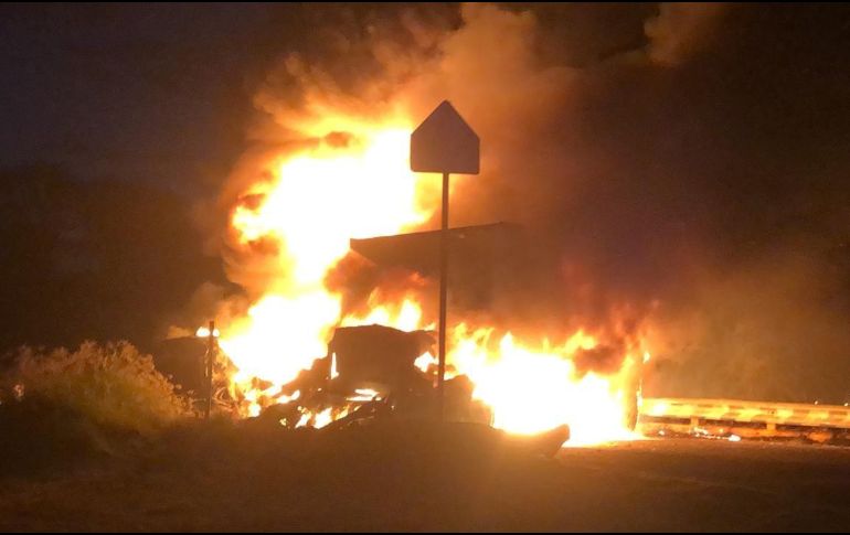 Ayer se registró una balacera en Teocaltiche; también hubo vehículos incendiados. ESPECIAL