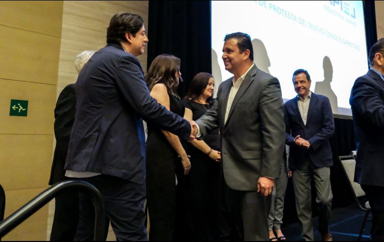 Bruno Martínez rindió protesta como nuevo presidente de la Asociación de Parques Industriales de Jalisco (APIEJ). ESPECIAL