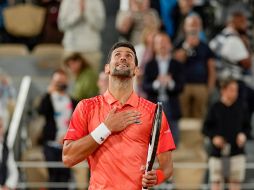 Djokovic venció a Marton Fucsovics por parciales de 7-6, 6-0, 6-3. AP/T. Camus