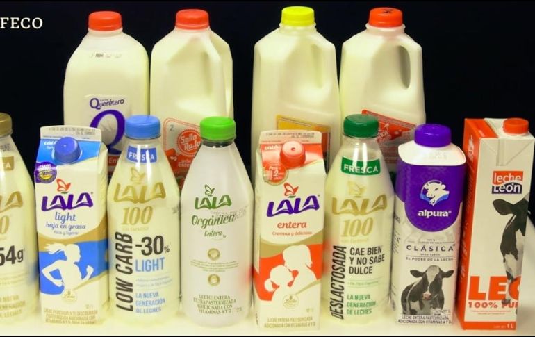 La leche León es la mejor calificada por la Profeco. ESPECIAL.