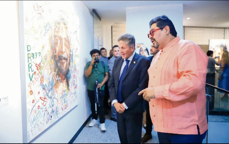 Piso 5 exhibirá el trabajo de creadores de Zapopan. En la imagen, Juan José Frangie y José Luis Malo. EL INFORMADOR/ C. Zepeda