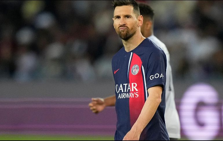 Messi se fue del PSG con más pena que gloria. AP/Michel Euler