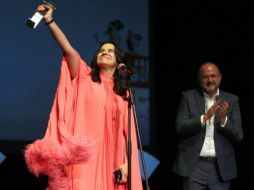 Arcelia Ramírez recibió el Mayahuel de Plata por su trayectoria. EL INFORMADOR/A. Camacho