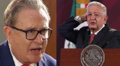 El jefe del Ejecutivo federal envió abrazo a toda la familia del comunicador. ESPECIAL