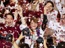 Delfina Gómez Álvarez, candidata de Morena, PT y PVEM, se perfila como la primera mujer gobernadora del Estado de México y de alternancia. SUN / ARCHIVO