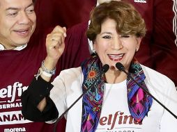 La morenista Delfina Gómez será la próxima gobernadora del Estado de México. SUN / V. Rosas