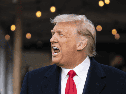 Pese a que la solicitud de registrar la marca fue rechazada porque Donald Trump no dio el consentimiento de su uso, funcionarios del gobierno federal indicaron que sí podría seguir utilizándose. AP / ARCHIVO