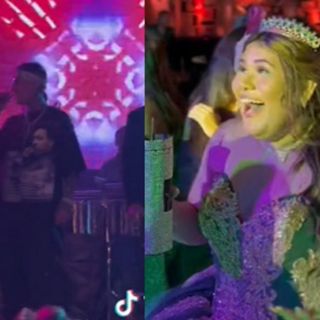 Santa Fe Klan sorprende a joven en sus XV Años y le canta "Las Mañanitas" (VIDEO)