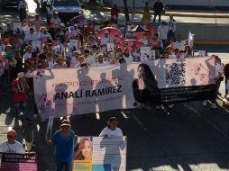 La marcha de hoy marca la sexta ocasión en la que la comunidad se moviliza para exigir la pronta localización de Sandra Analí. ESPECIAL