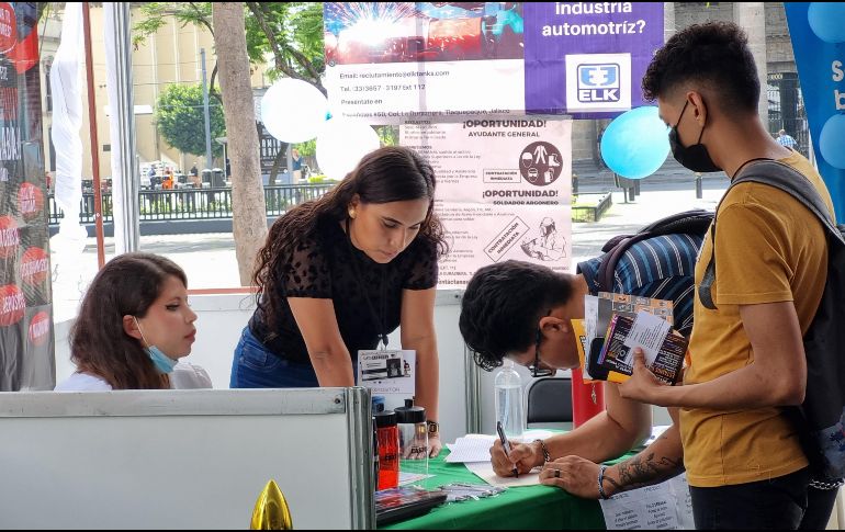 Jalisco acumula 41 mil 603 nuevos empleos este año. ARCHIVO