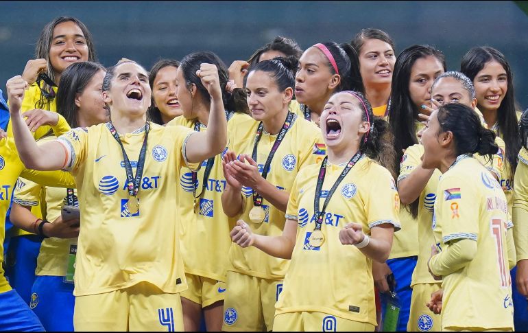 En la liguilla, el América femenil anotó 14 goles y únicamente recibió cuatro. IMAGO7/R. Vadillo