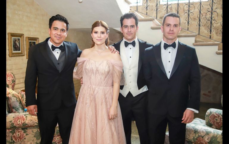 Juan Manuel, Marcela, Diego y Aldo Novelo. GENTE BIEN JALISCO/ Antonio Martínez