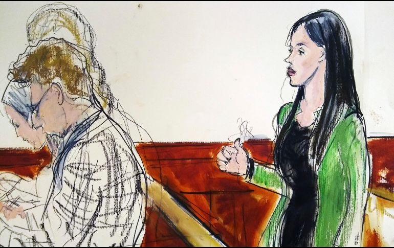 Emma Coronel está desde el pasado martes 30 de mayo en un domicilio particular en Los Ángeles, California, donde cumplirá las últimas semanas de su sentencia. AP / ARCHIVO