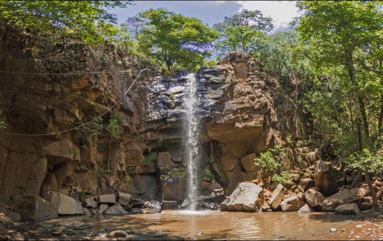 La Cascada de El Salto. ESPECIAL/Mazamitla Impulsa