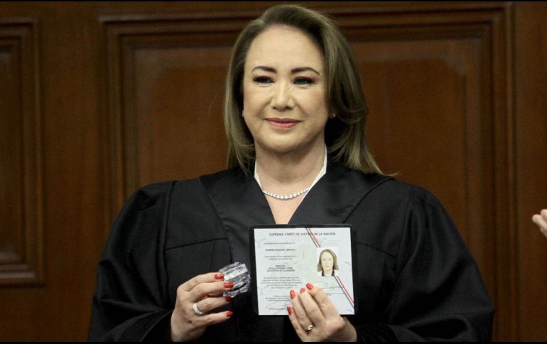 La ministra Esquivel concluyó con: 