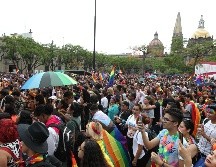 La Policía Vial invitó a los participantes y a la ciudadanía a respetar las indicaciones. INFORMADOR/ A.CAMACHO