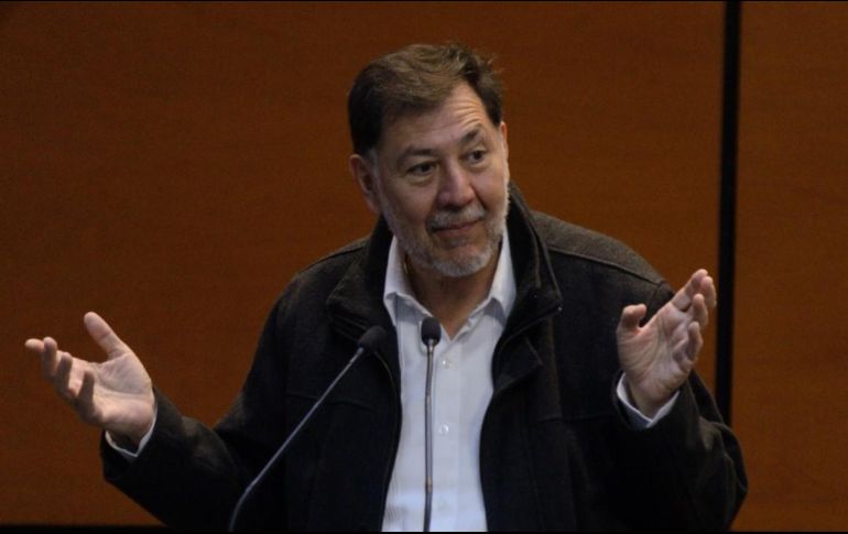 Gerardo Fernández Noroña presentó su solicitud de licencia. ESPECIAL